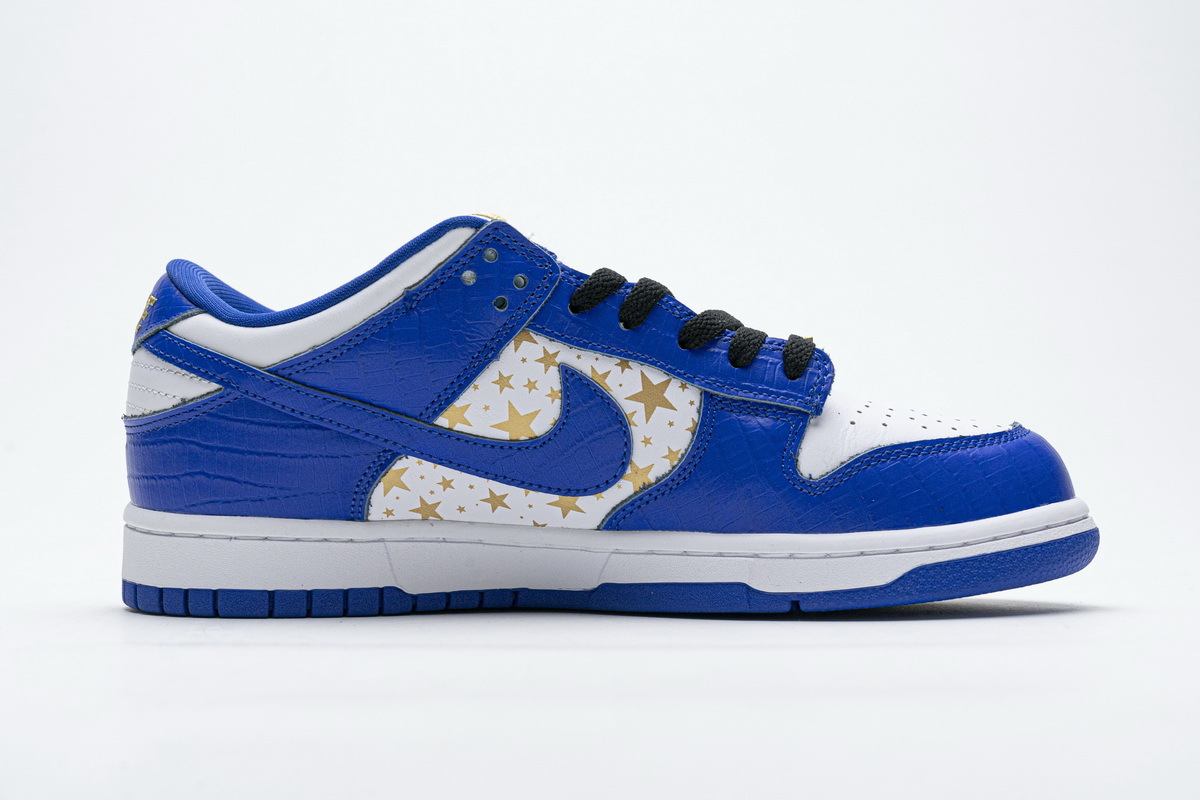 Nike SB Dunk Low Supreme Stars Hyper Royal DH3228-100