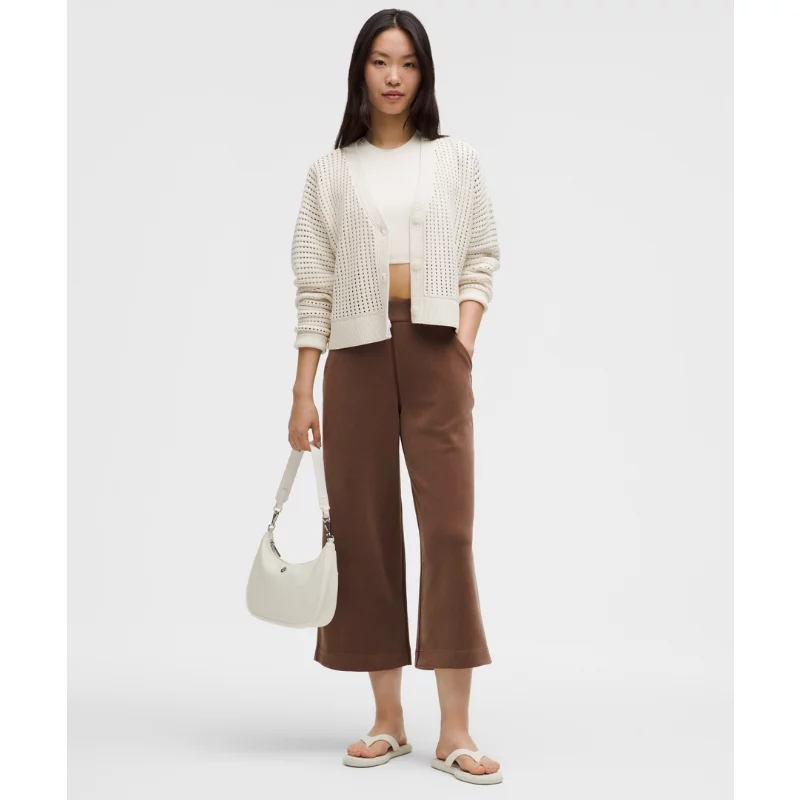 Softstreme High-Rise Wide-Leg Cropped Pant