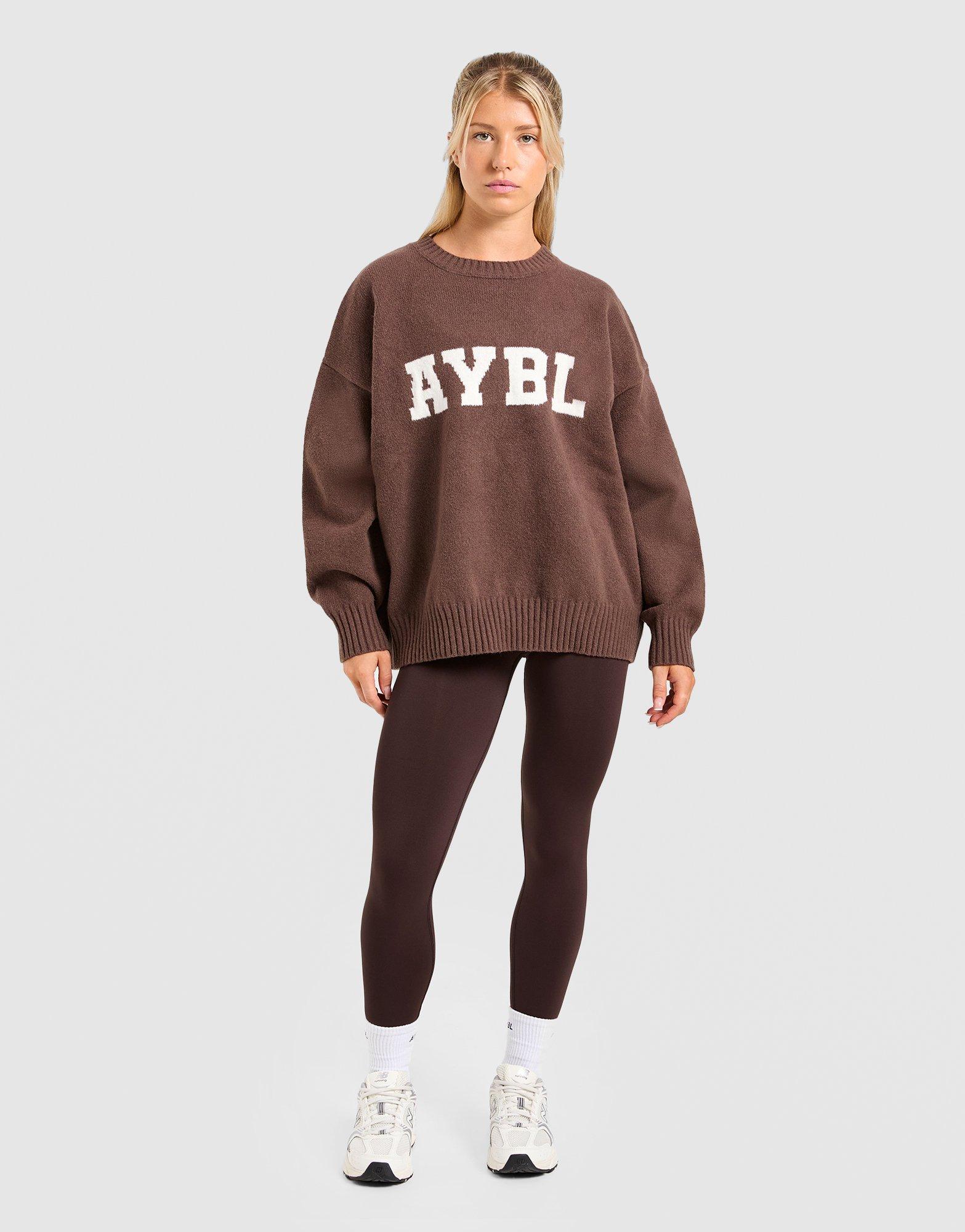 AYBL Varsity Knitted Crew Sweatshirt Damen