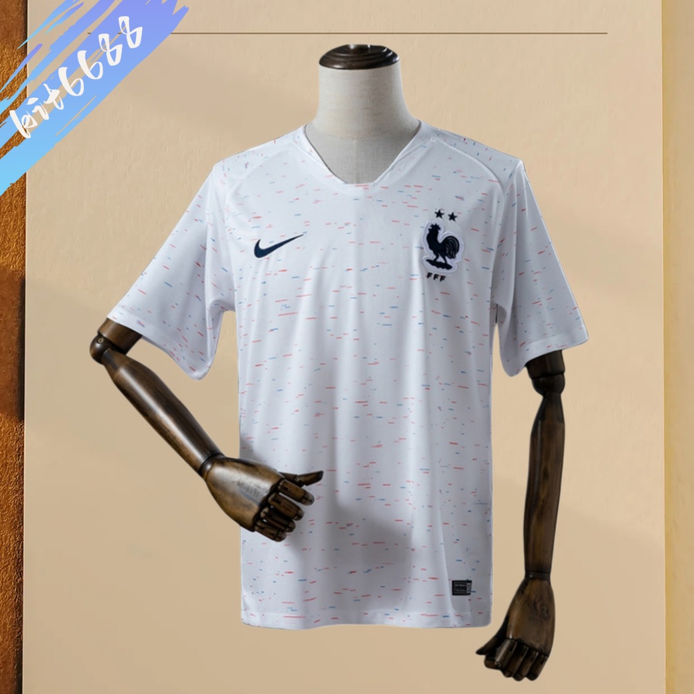 2018 France Away  Retro Football Shirt