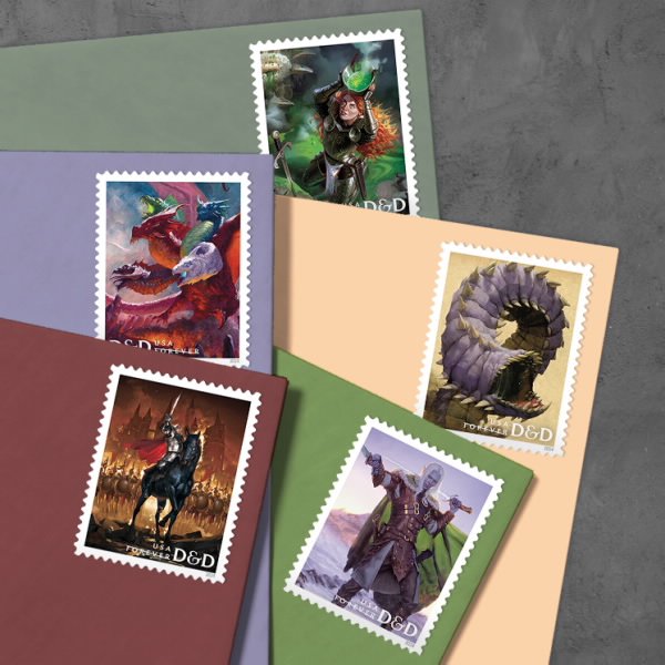 2024 forever stamps Dungeons   Dragons