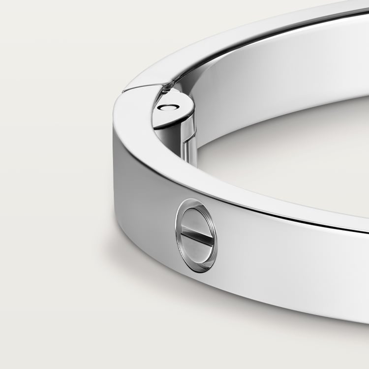 LOVE bracelet, medium model 18K white gold 4.8 mm