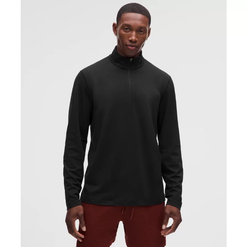 Mesh Soft Jersey Half Zip