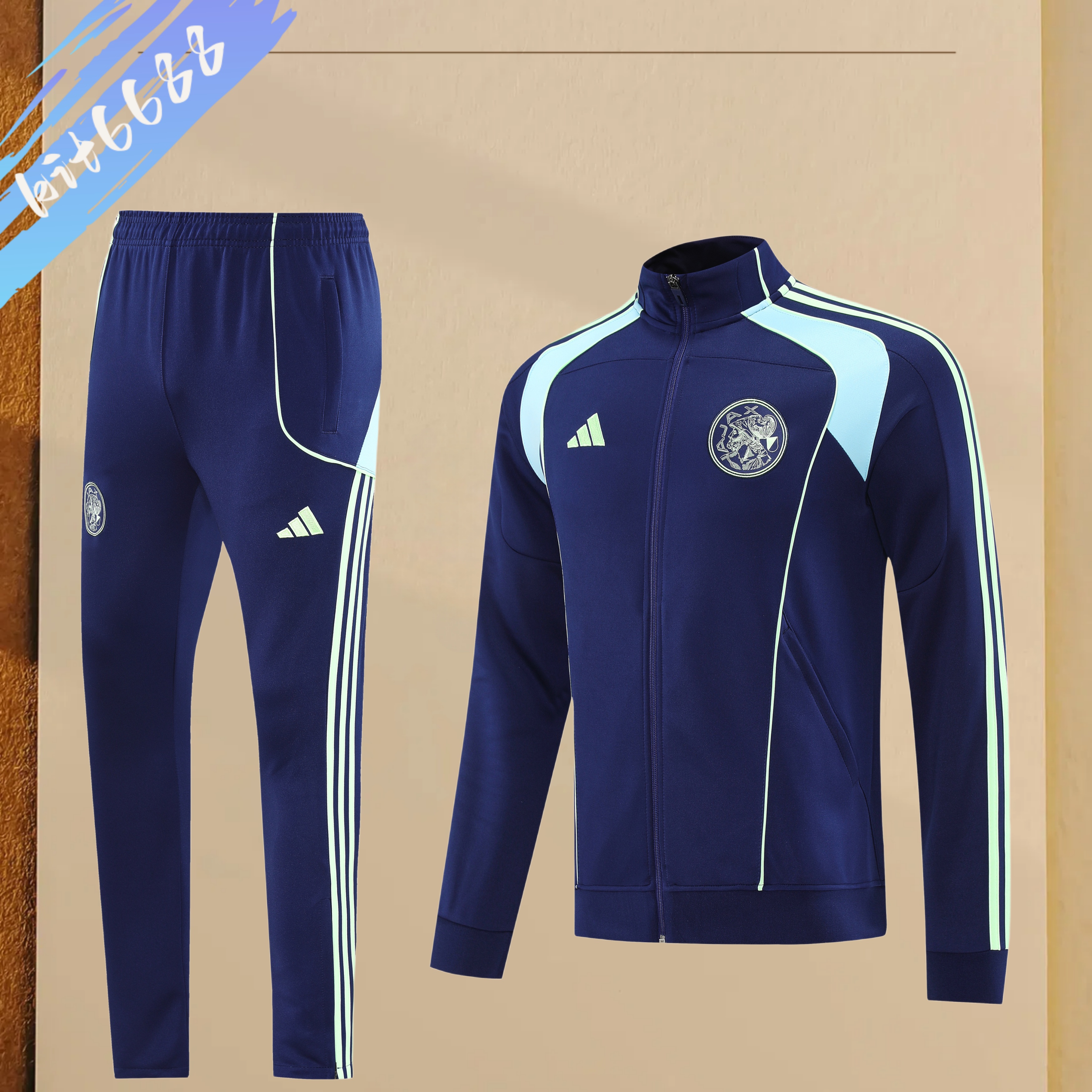 25/26  Ajax Full Zipper Training Suit (Adult Set)