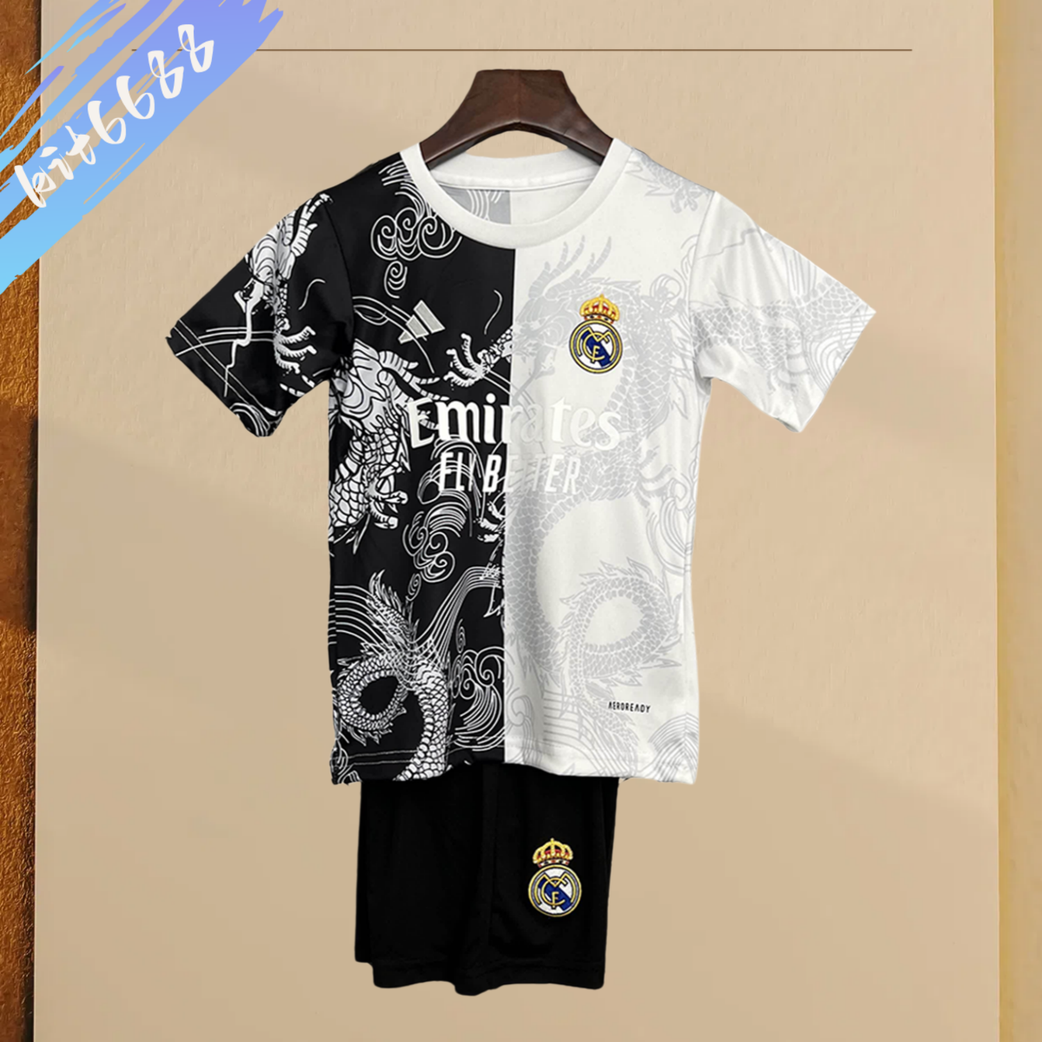 2025/2026 Real Madrid Special Edition Kids Kit (Kids Kit socks)