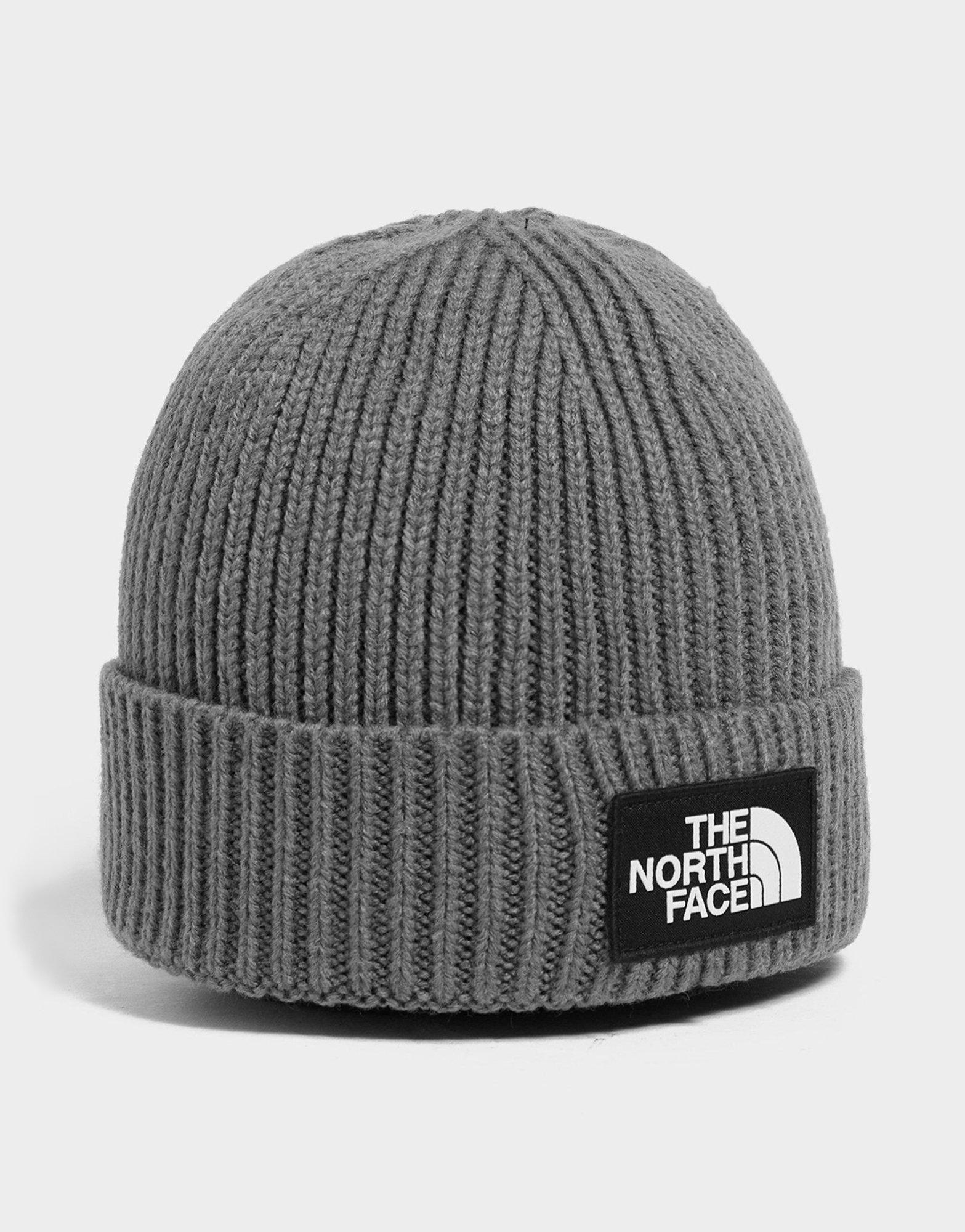 The North Face Logo Box Cuffed Beanie Mütze