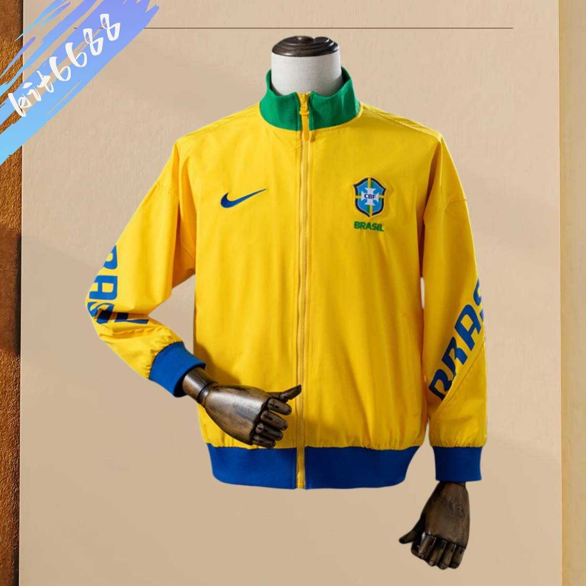 Brazil Centauro Sportswear Windbreaker Jacket Coat