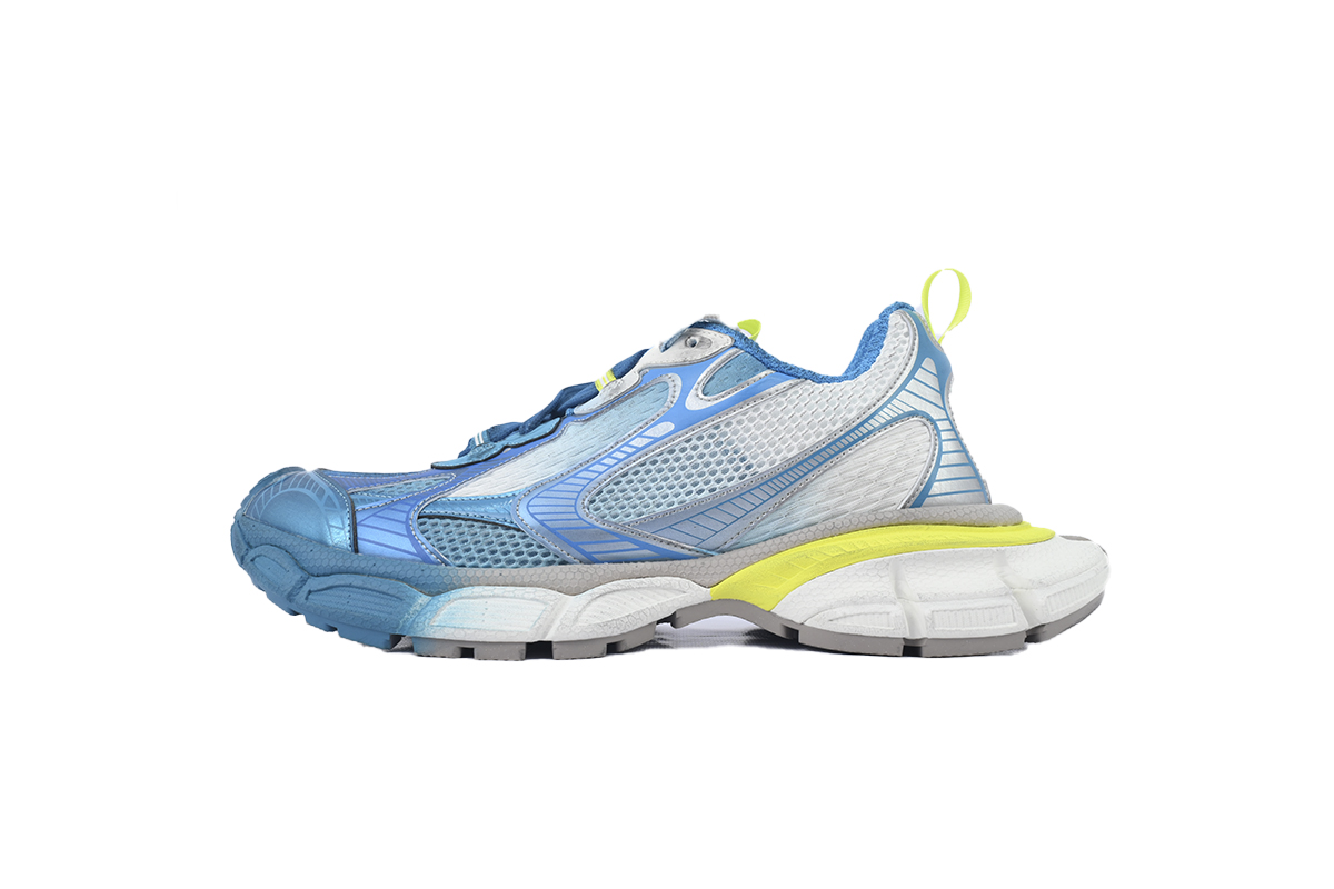 Balenciaga White Blue Yellow 734734 W3XTS 9479