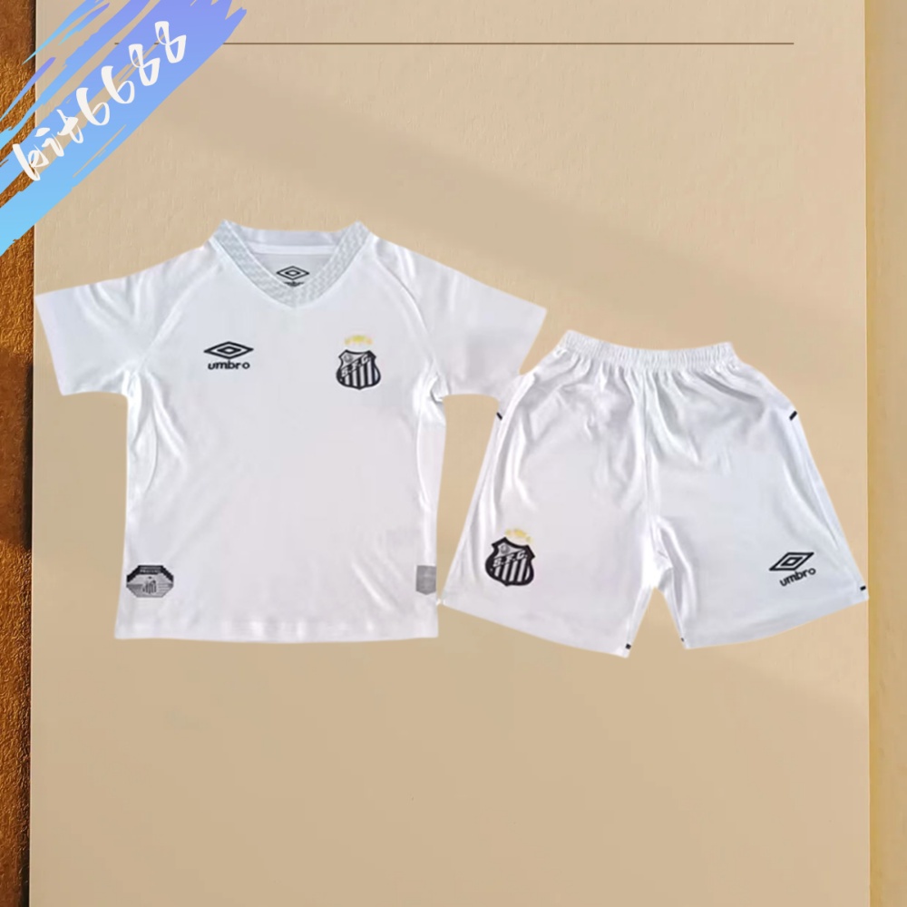 2025/2026 Santos Home Football Shirt (Kids Kit socks)