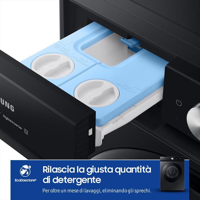 SAMSUNG - Lavatrice WW90DB7U94GBU3 9 Kg Classe A-NERO