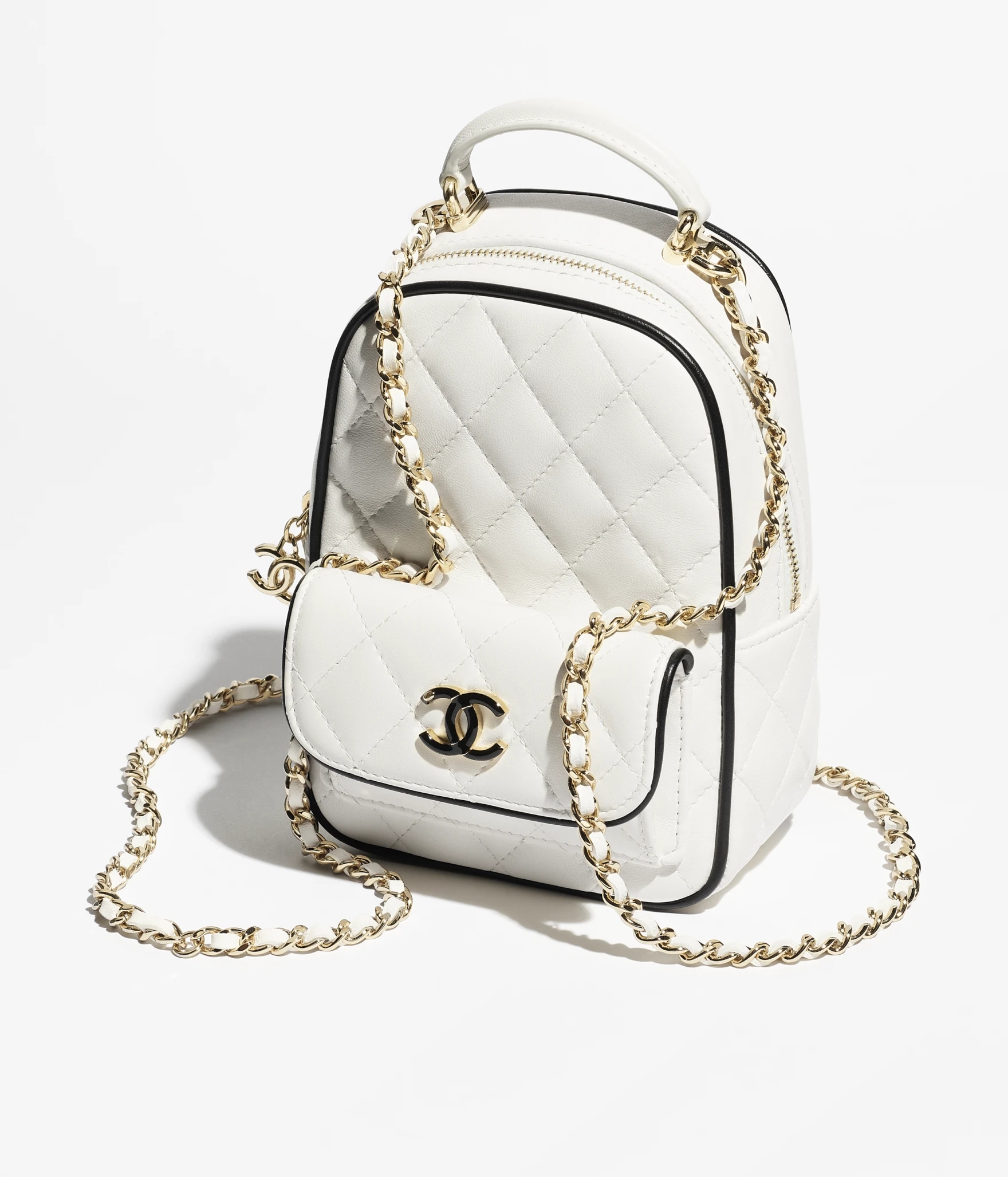 MINI BACKPACK White & Black