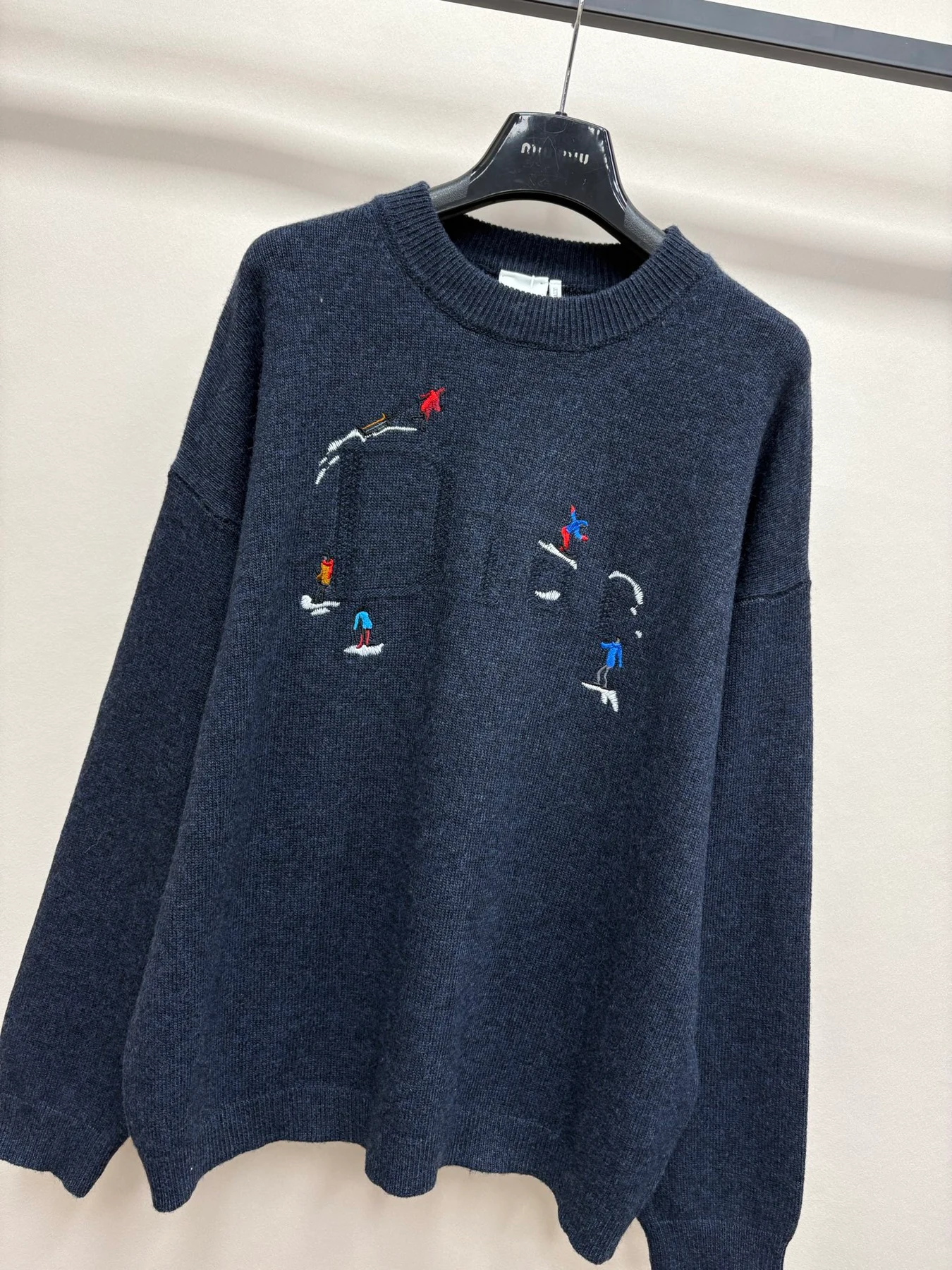 Dior 26New gestrickt Rundhalsausschnitt dunkelblau Sweatshirts ED584292