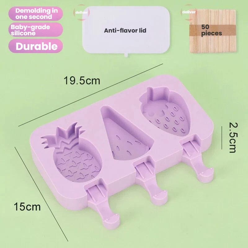 Cartoon Silicone Ice Pop Molds