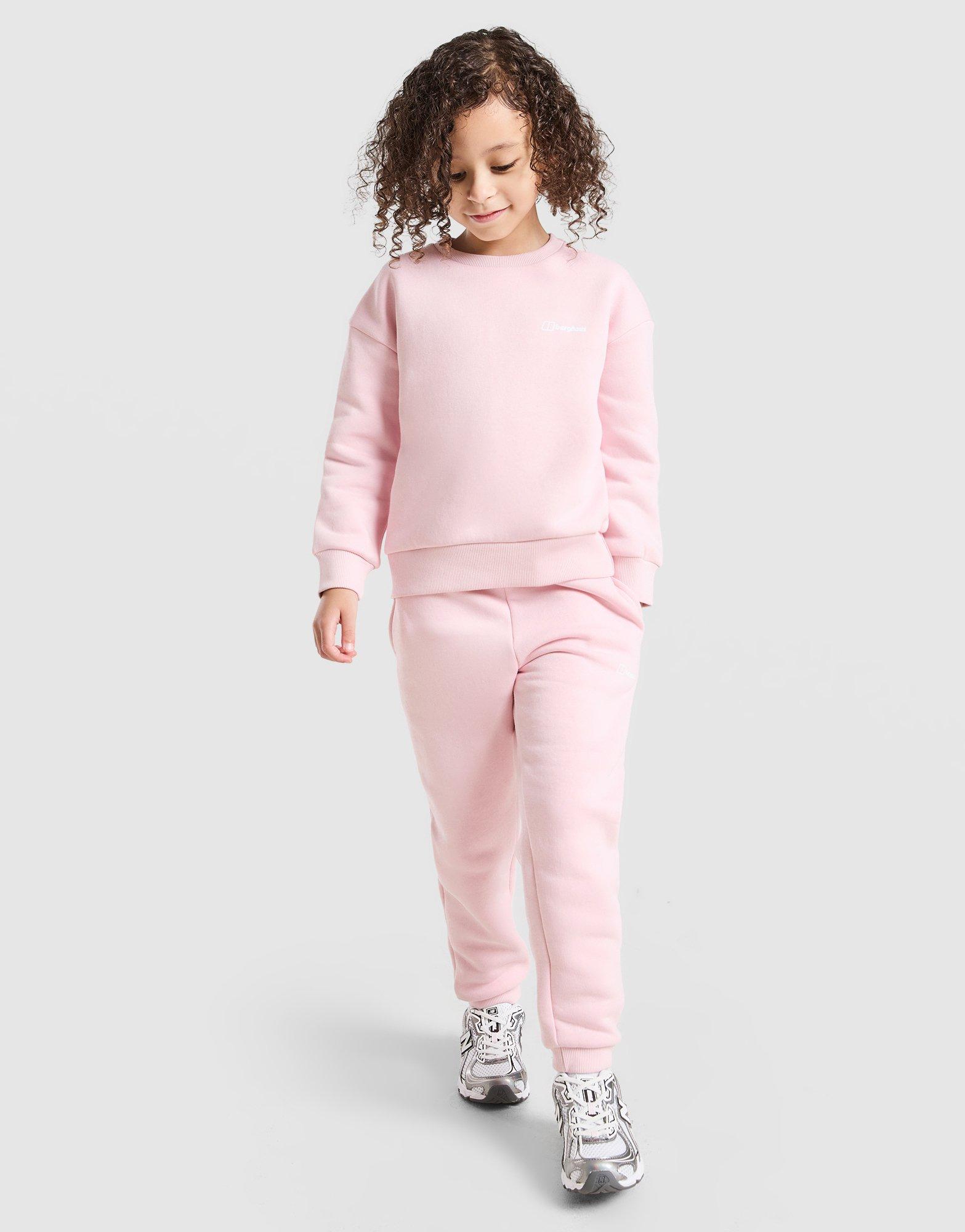 Berghaus Girls' Logo Crew/Joggers Set Children