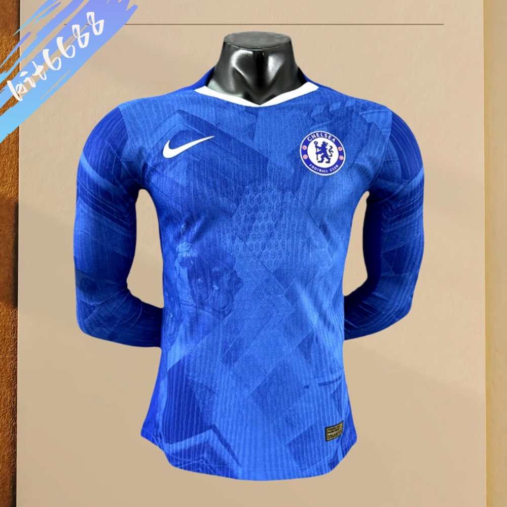 2025/2026 Chelsea Home Long Sleeve Football Shirt (Player)