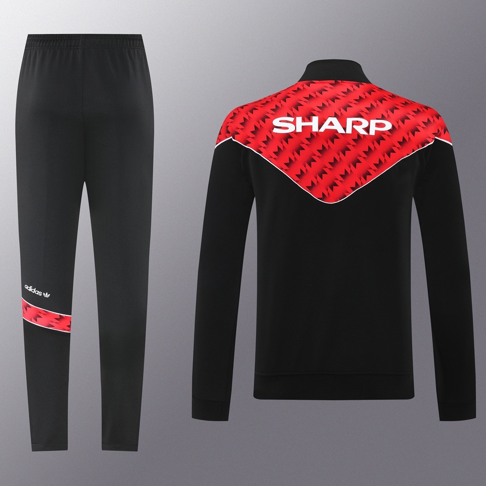 25/26 Manchester United Full Zipper Training Suit (Adult Set)