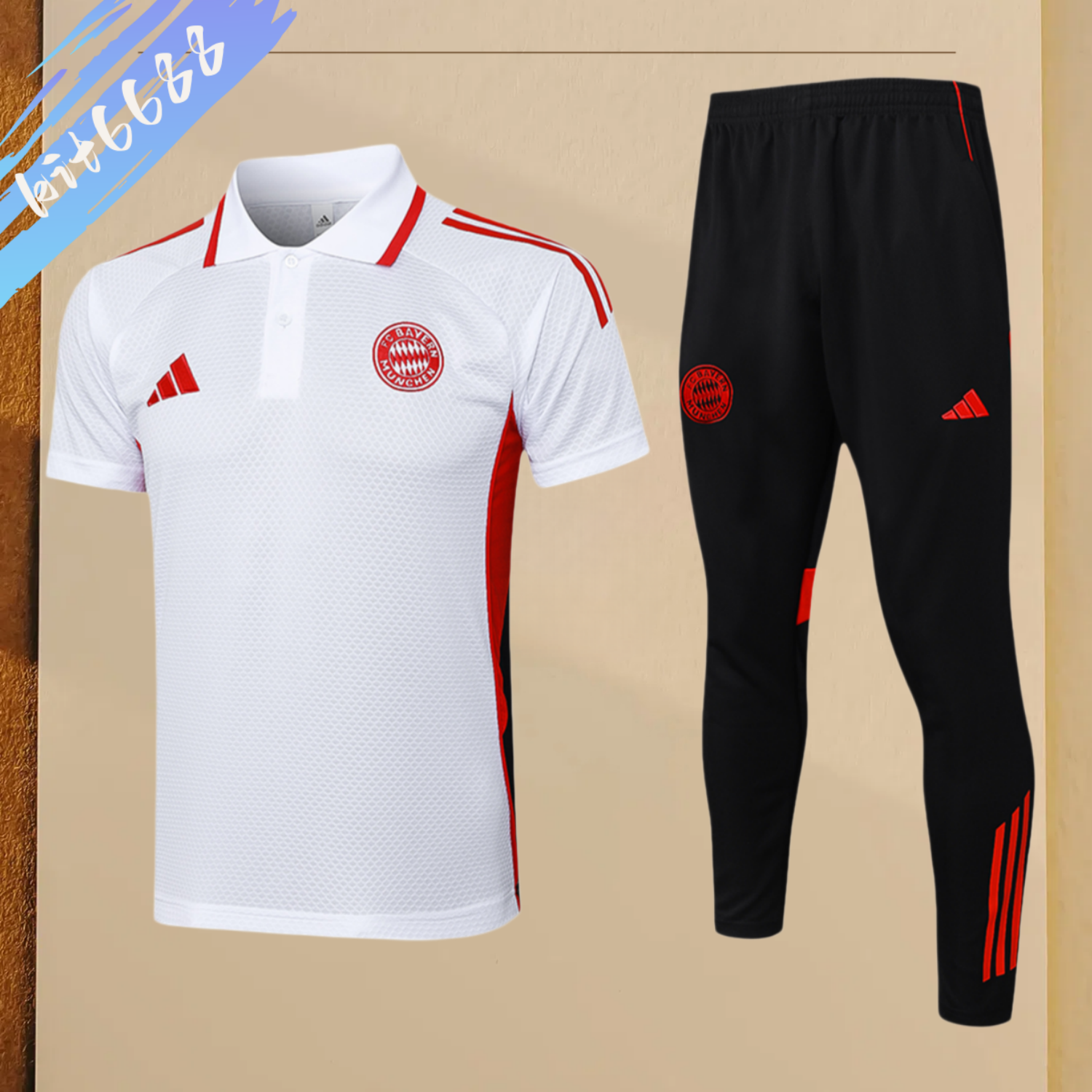 2025/2026 Bayern Munich polo white (adult kit)