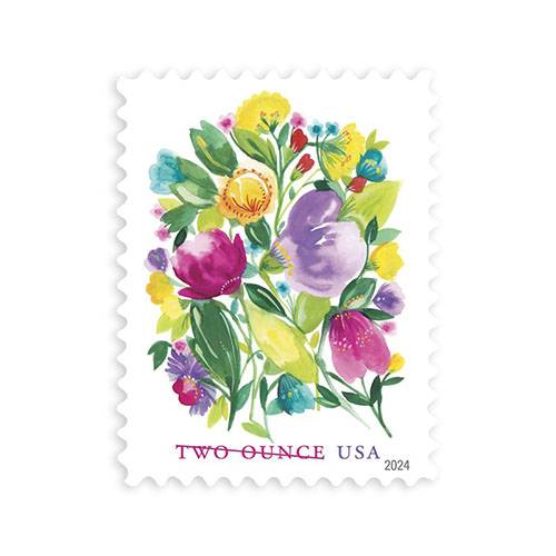 2024 Wedding Blooms Forever Stamps