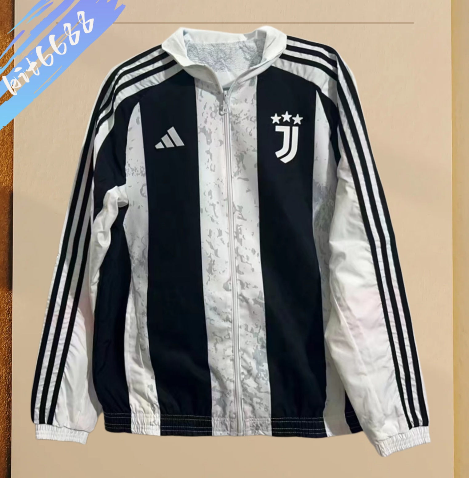 2025/2026 Juventus double-sided Embroidered Football Windbreaker