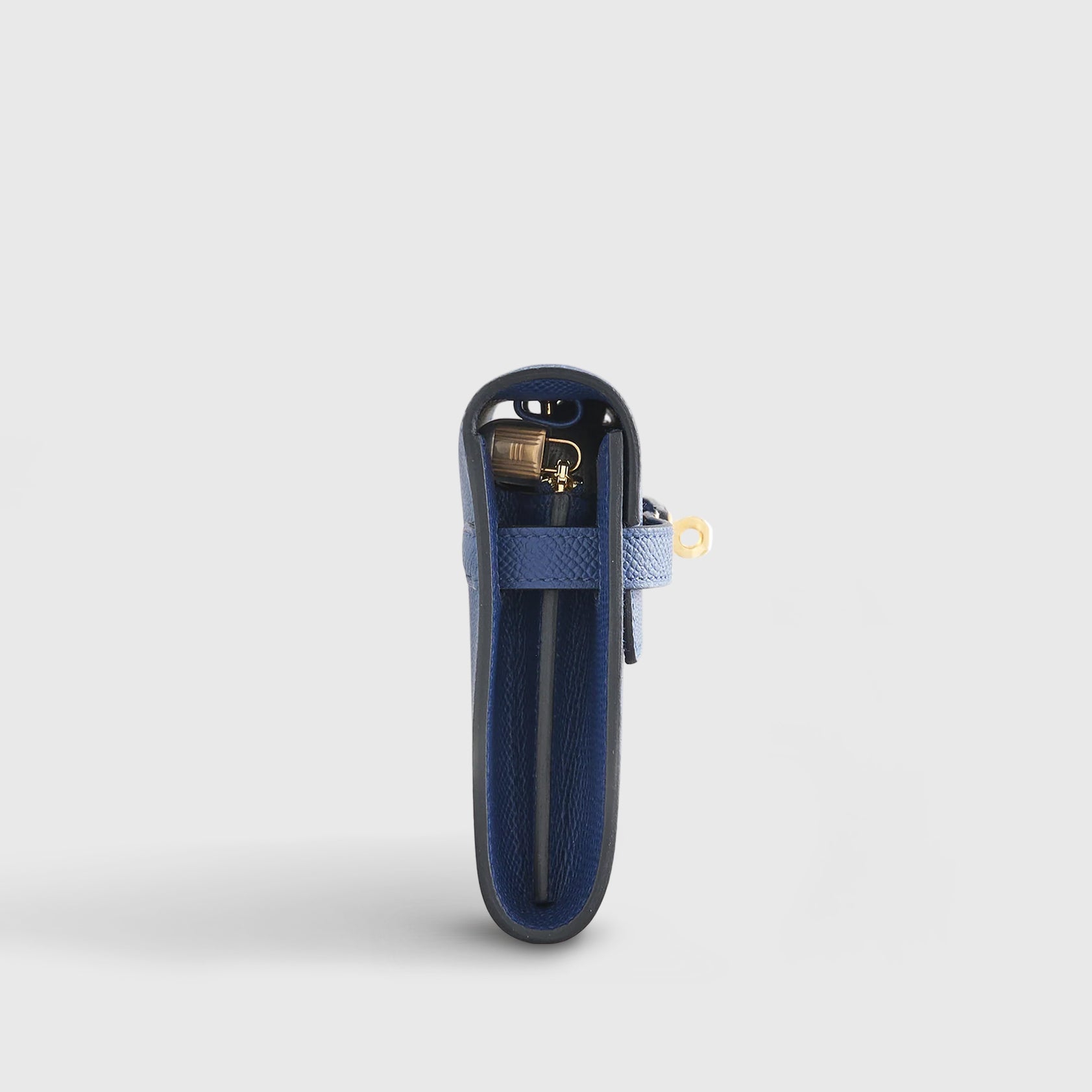 Hermès Kelly To Go Epsom Navy Gold Hardware
