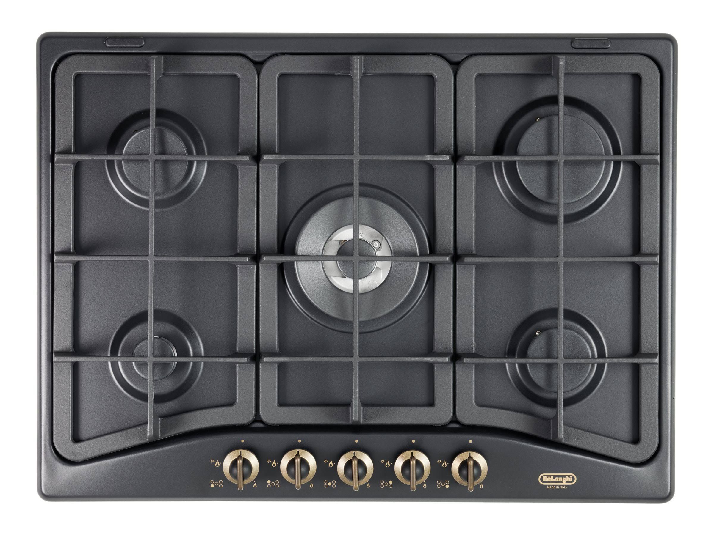 Piano cottura Da Incasso 5 Fuochi Gas De Longhi ANF 57 PRO