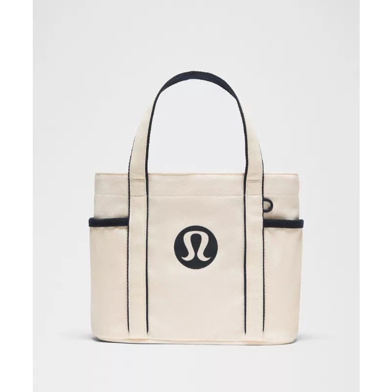 Daily Multi-Pocket Mini Canvas Tote Bag 6.5L