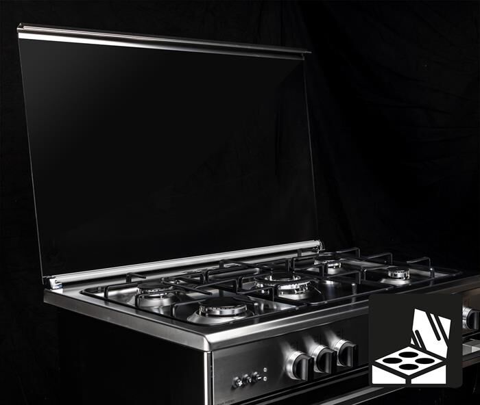 GLEM GAS - Cucina SA664MI6 Classe A-Inox