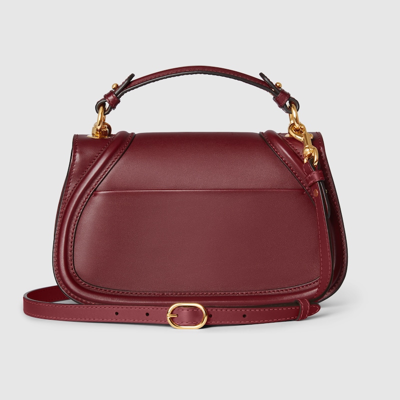 Gucci Blondie medium top handle bag red smooth leather