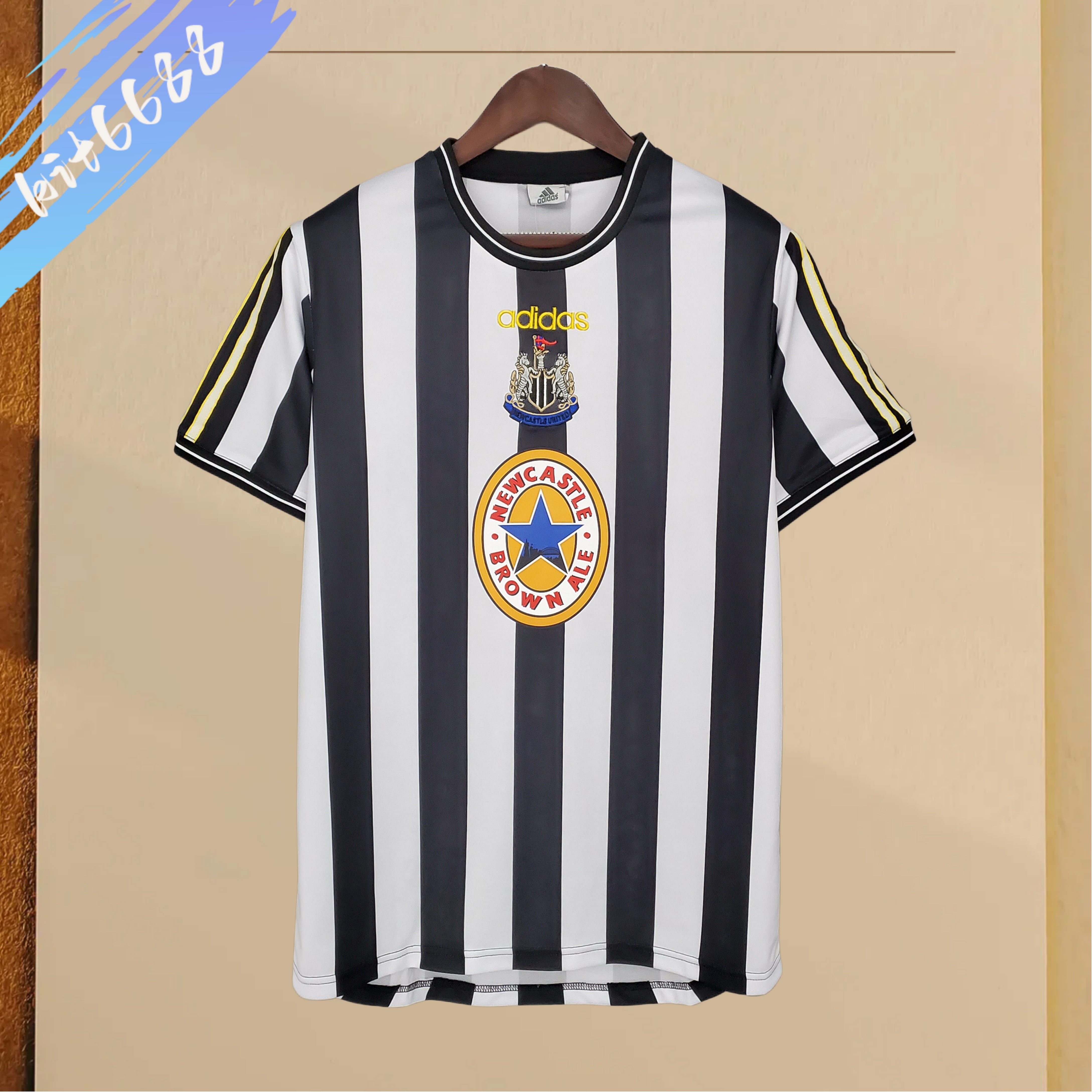 1997/1999 Newcastle United home Retro Football Shirt