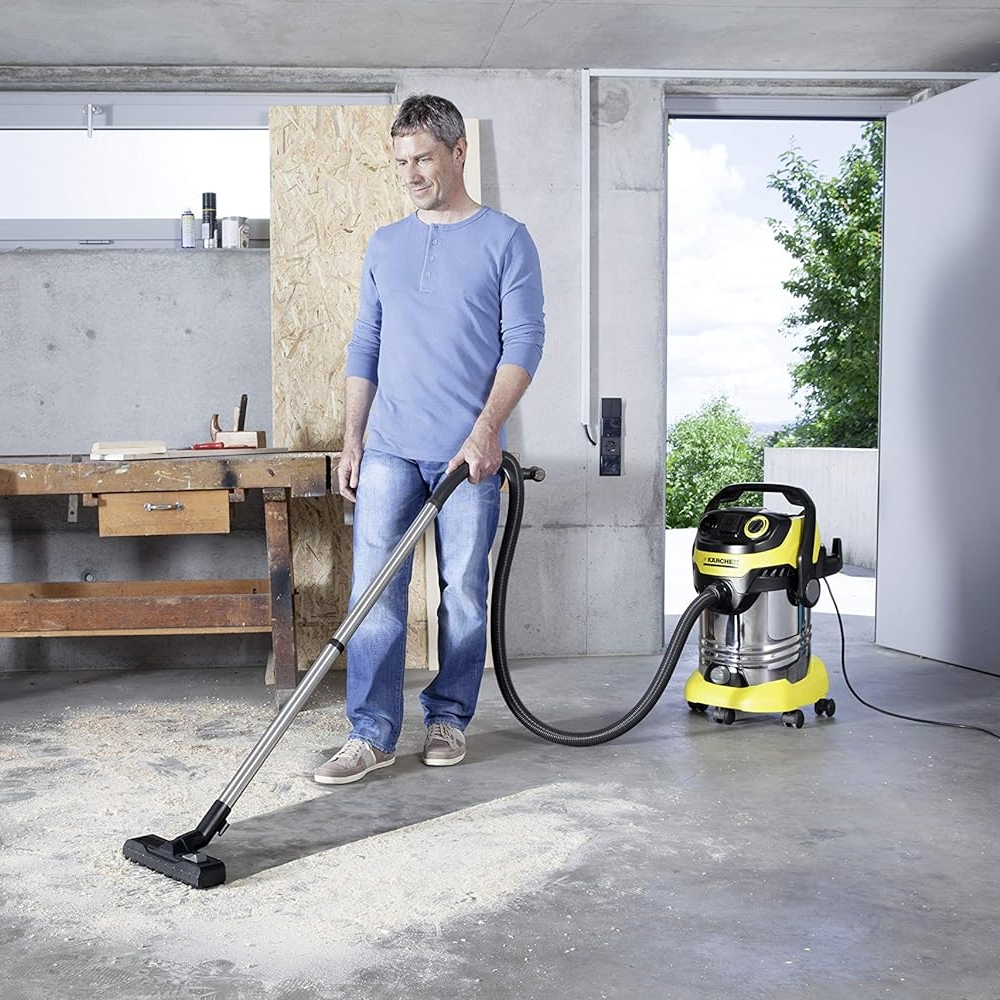 KÄRCHER multi-purpose vacuum cleaner WD 6 P Premium 1.348-271.0 incl. SET007 consisting of extra long crevice nozzle. suction brush & upholstery nozzle