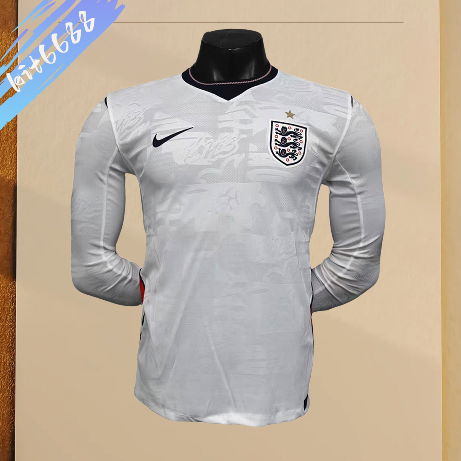 2026 England Home long sleeves Football Jersey (Players version)