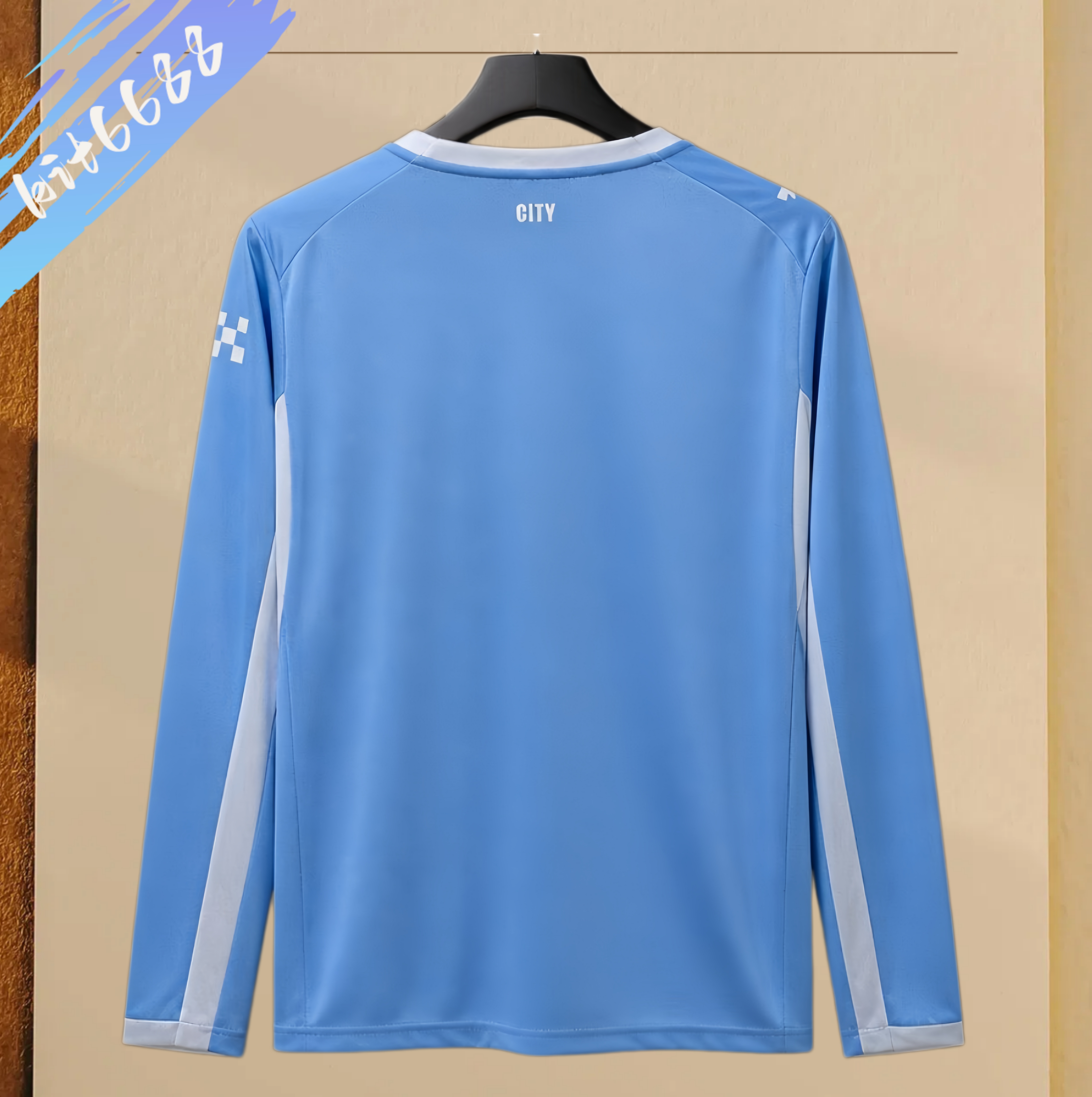 26/27 Manchester City  home Long Sleeve Football Shirt (Fans version)