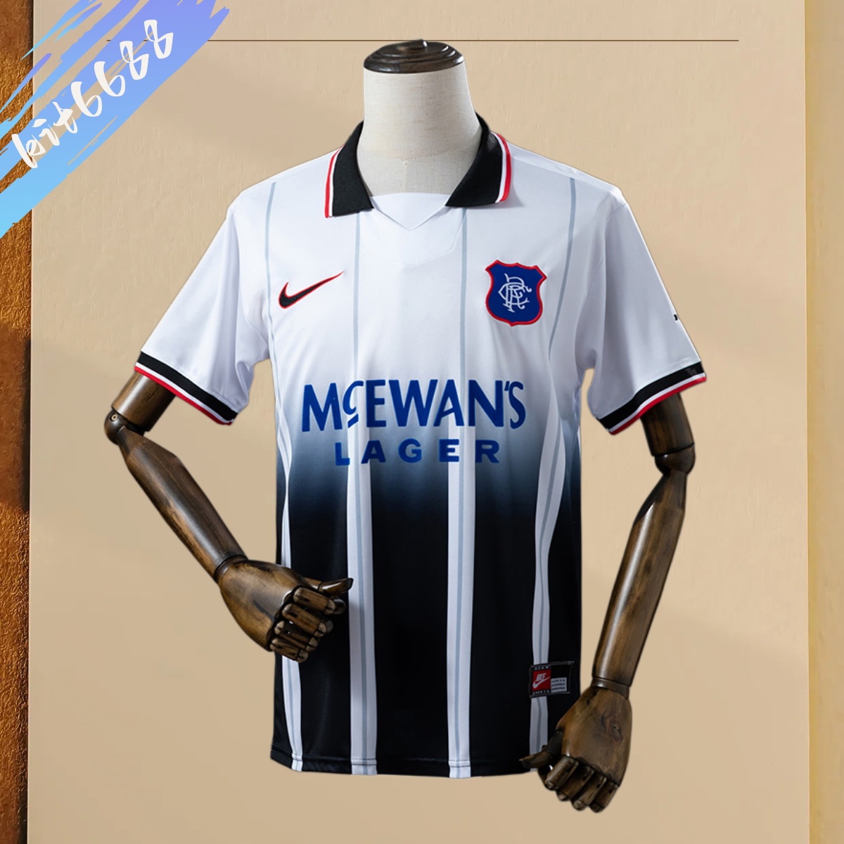 1997/1999 Glasgow Rangers Away Retro Football Shirt