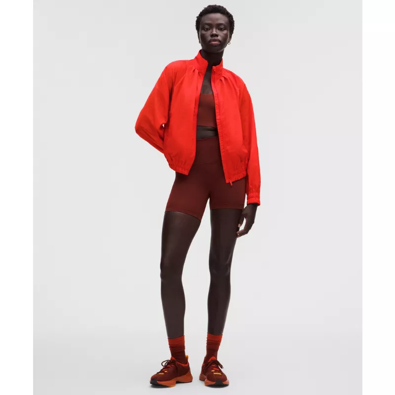 Lightweight Pleated Track Jacket