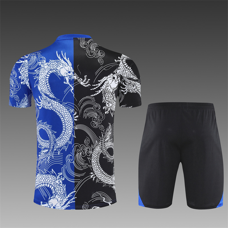 25/26 Real Madrid Hei Lan Short Sleeve Training Wear ( Adult kit Kids )