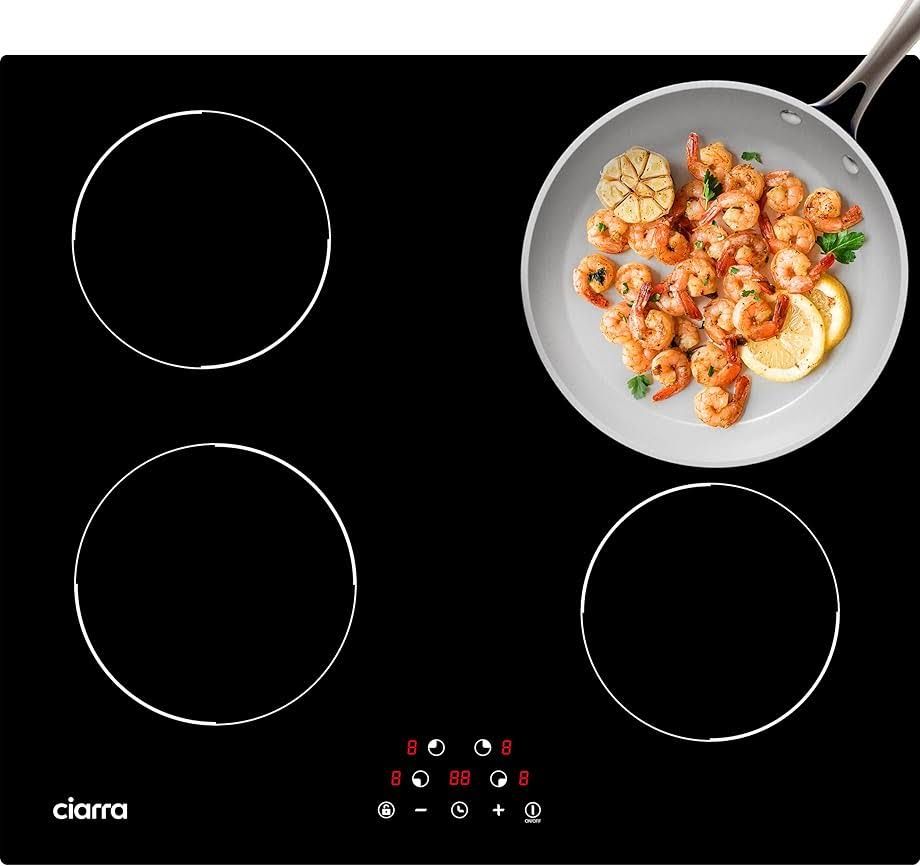 GUANGDONG ARCAIR APPLIANCE CO.,LTD Cucina Induzione a 4 Zone 6000W Controllo Tattile e Blocco Bambini per