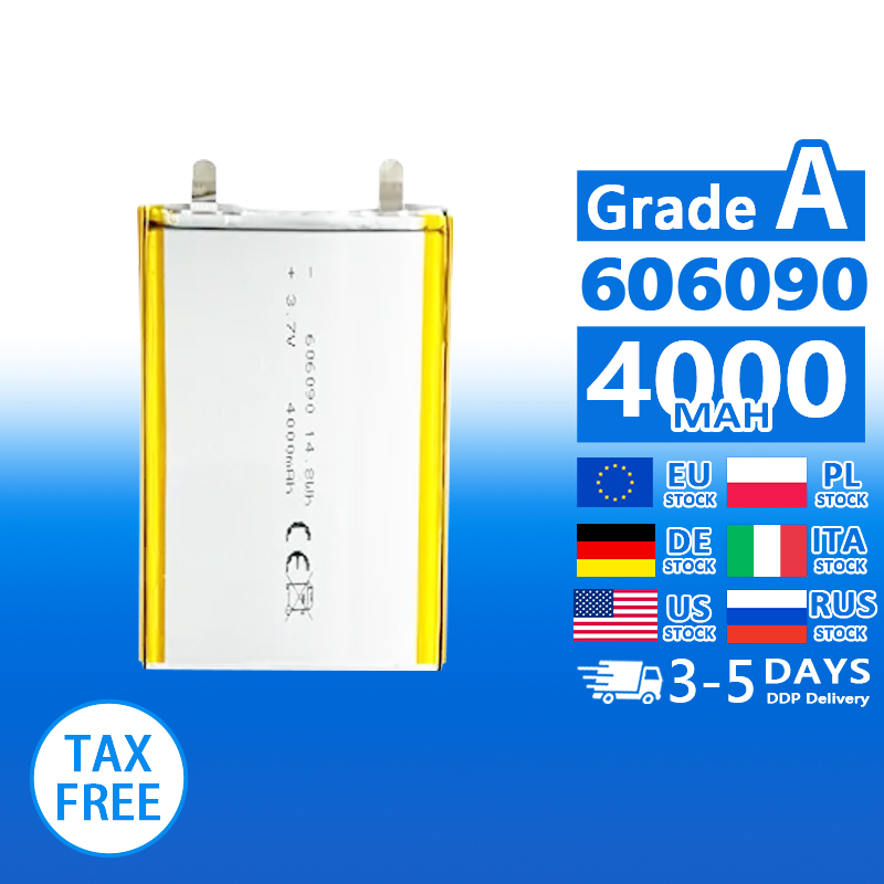 Pouch Lithium Ion Batteries 606090 3.7v4000mAh