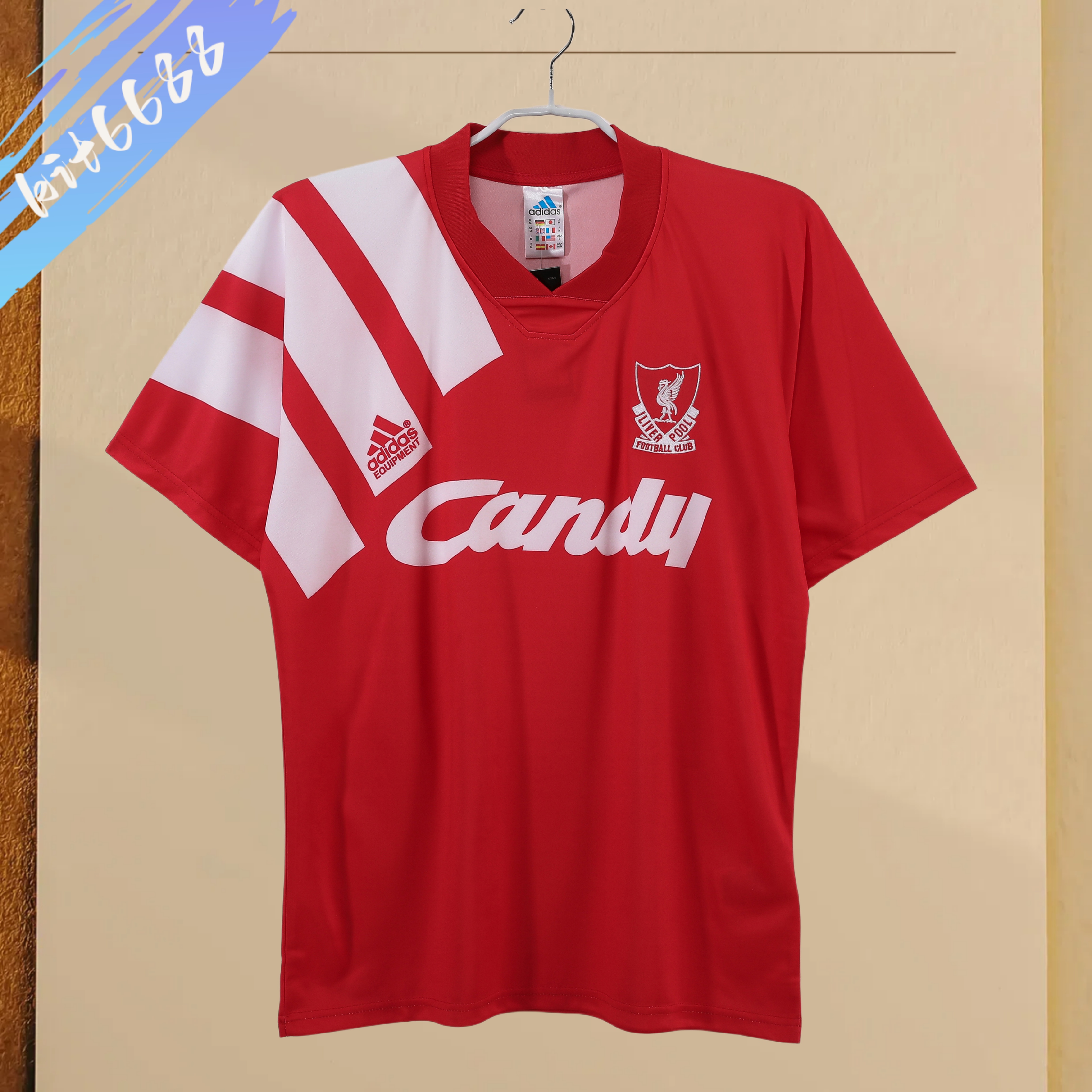 91/92 Liverpool Home Retro Football Shirt