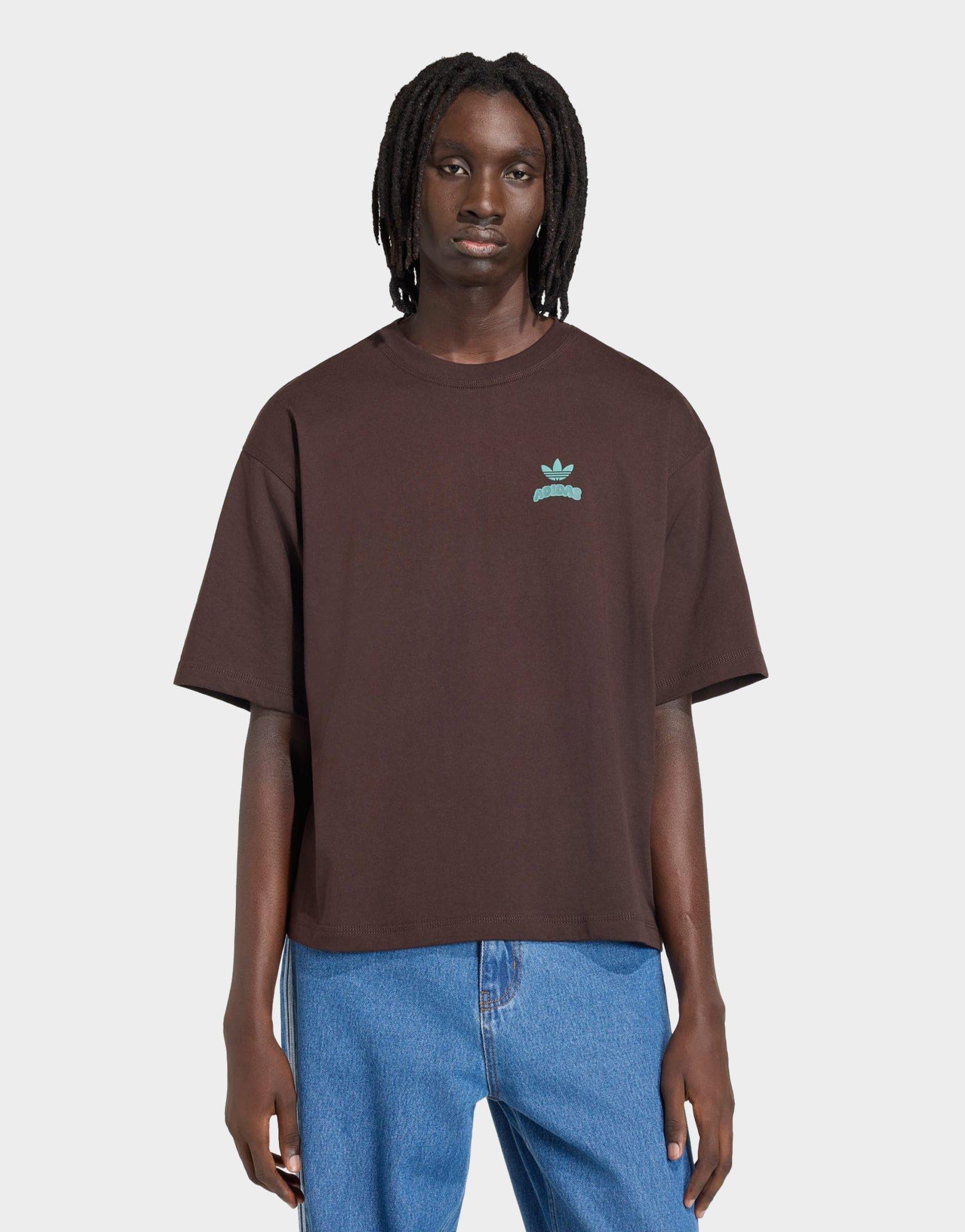 adidas Pixelated Burger Character Grafik T-Shirt