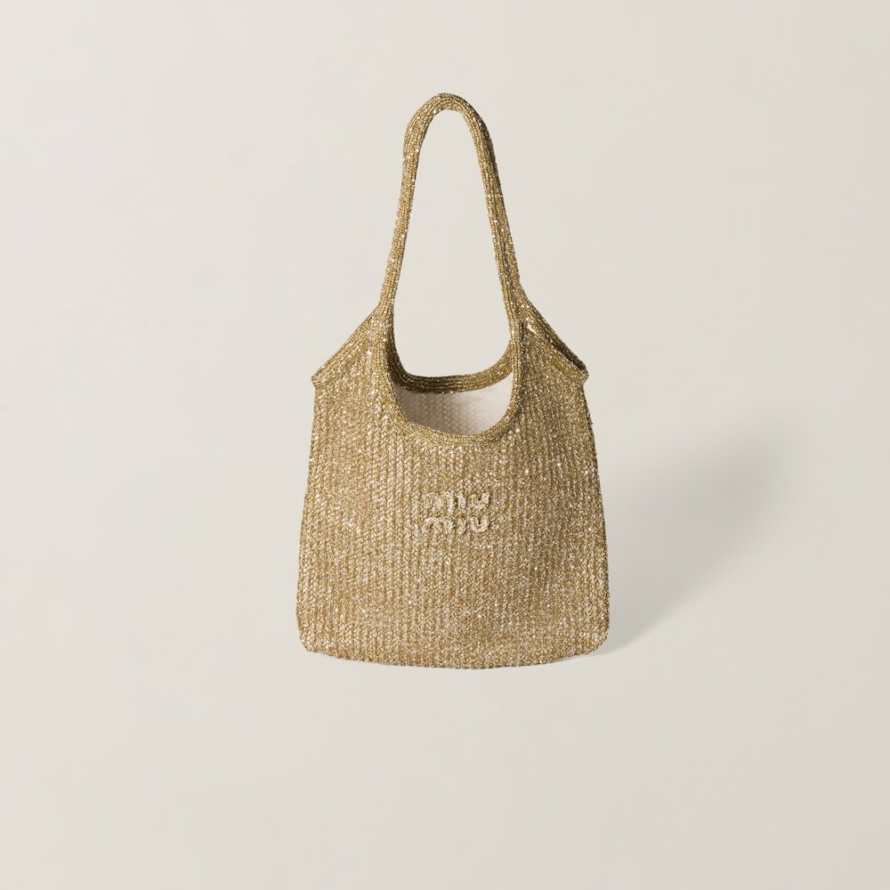 IVY sequin mesh bag Tundra