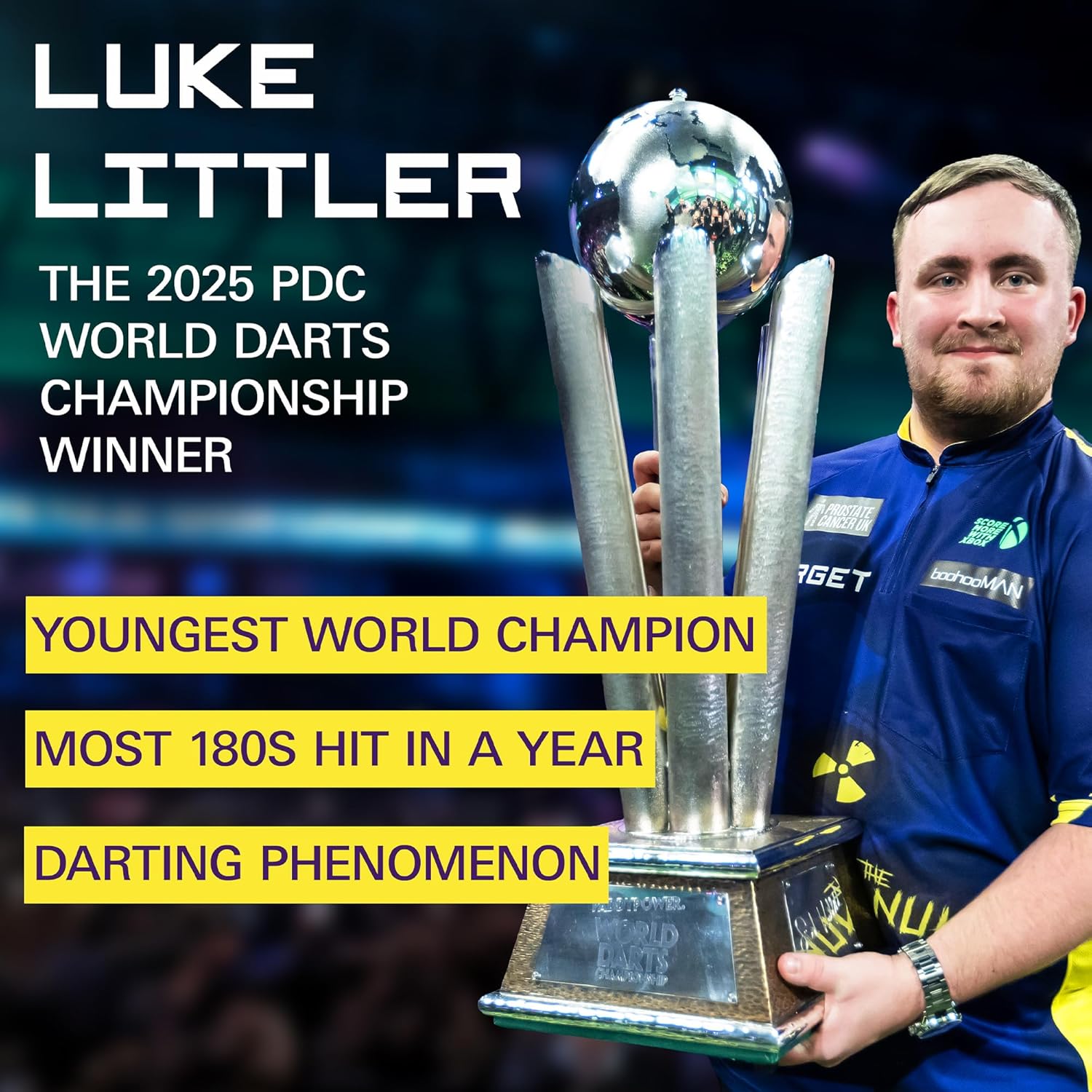 TARGET Darts Luke Littler Loadout Steel Tip Swiss Point Darts. 90% Tungsten Dart. 22G/23G/24G | Steel Tip Dart Set. Player Edition Swiss Points Dart Sets with Tool. Pro Grip Shafts & No.2 Flights