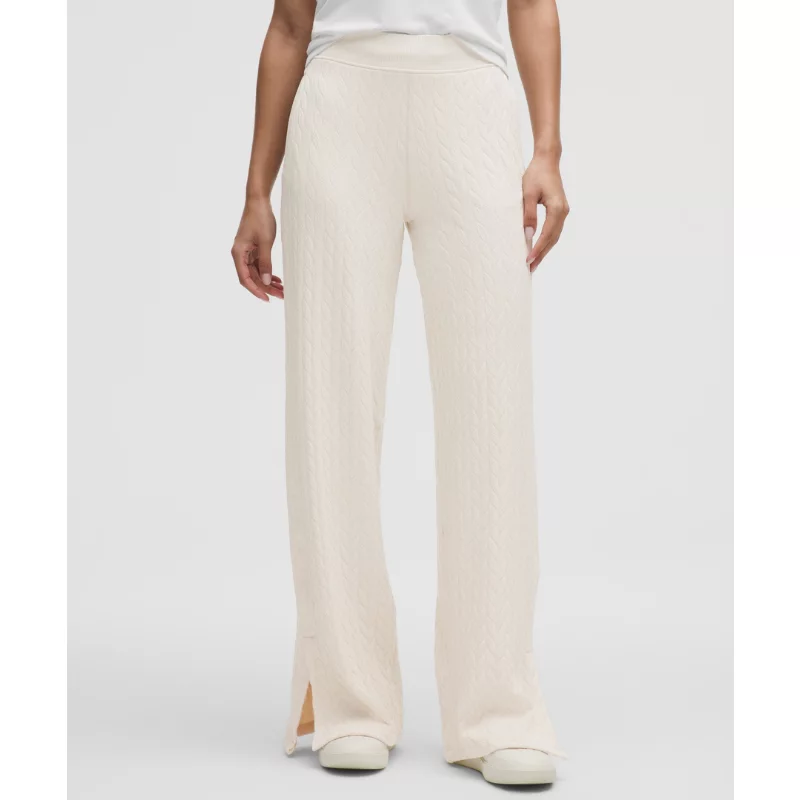 Engineered Warmth Cable-Knit Pant