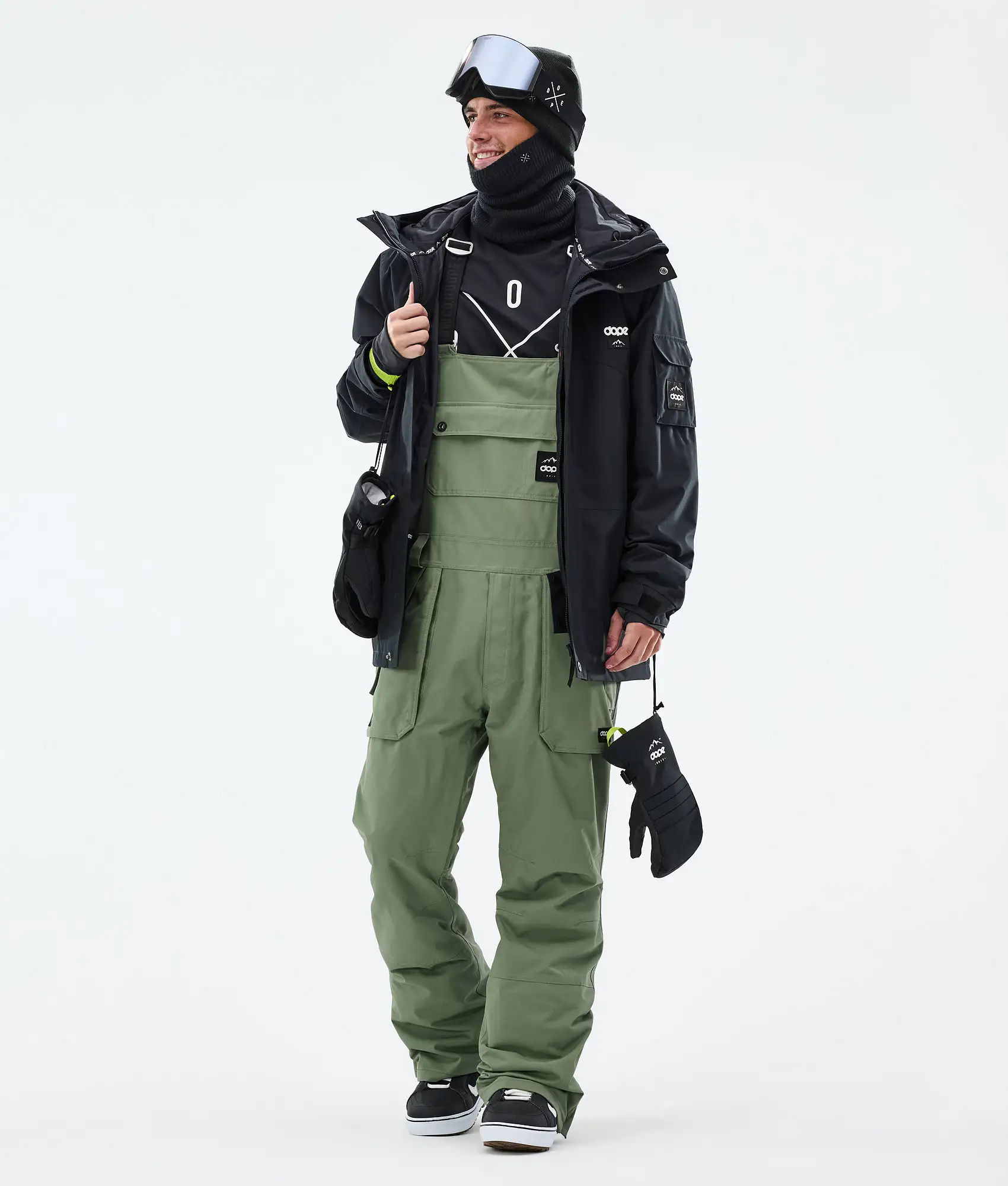 Notorious B.I.B Snowboard Pants Men Moss Green