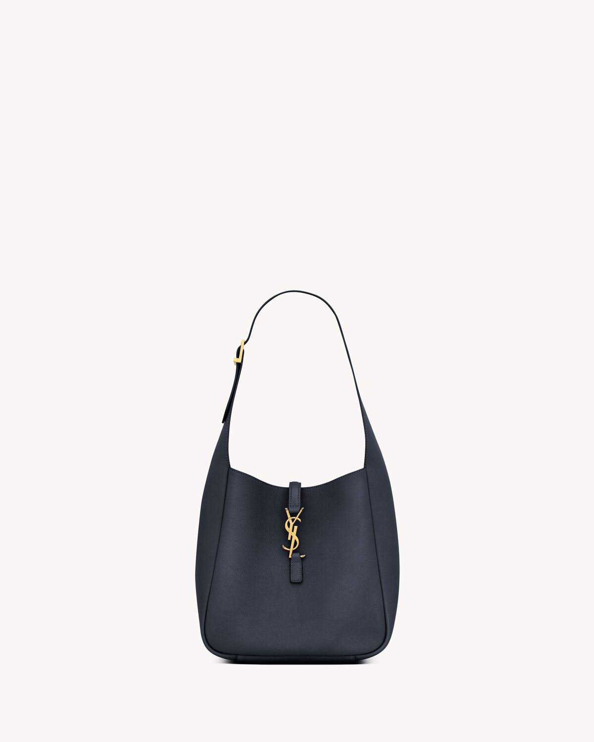 le 5 à 7 supple small in grained leather BLEU ABYSSE