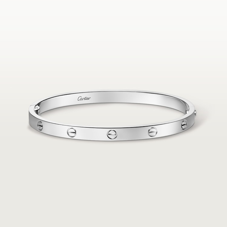 LOVE bracelet, medium model 18K white gold 4.8 mm