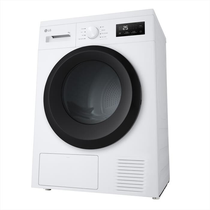 LG - Asciugatrice RNA1008NWK 8Kg Classe D-Bianco