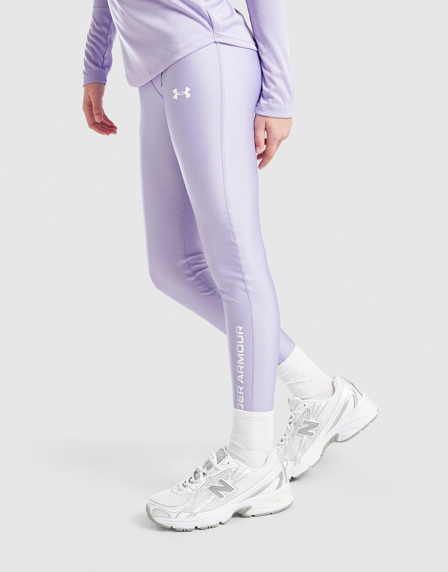 Under Armour Girls' HeatGear Wordmark Leggings Kinder