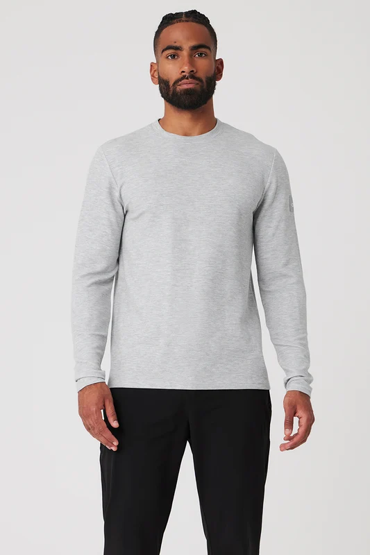 Micro Waffle Fast Break Long Sleeve Tee