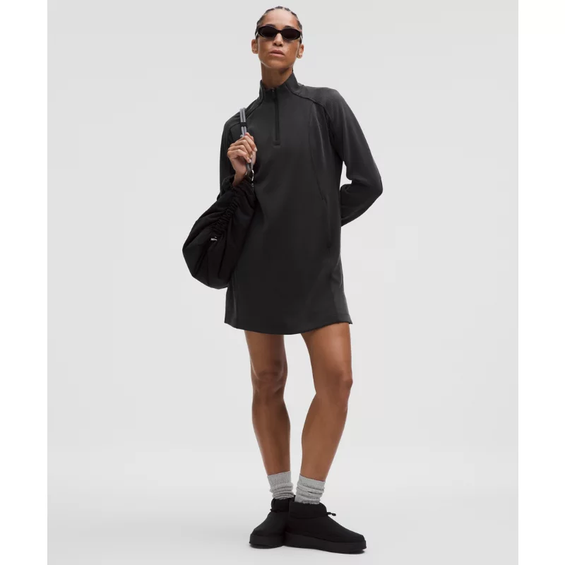 Softstreme Half-Zip Mini Dress