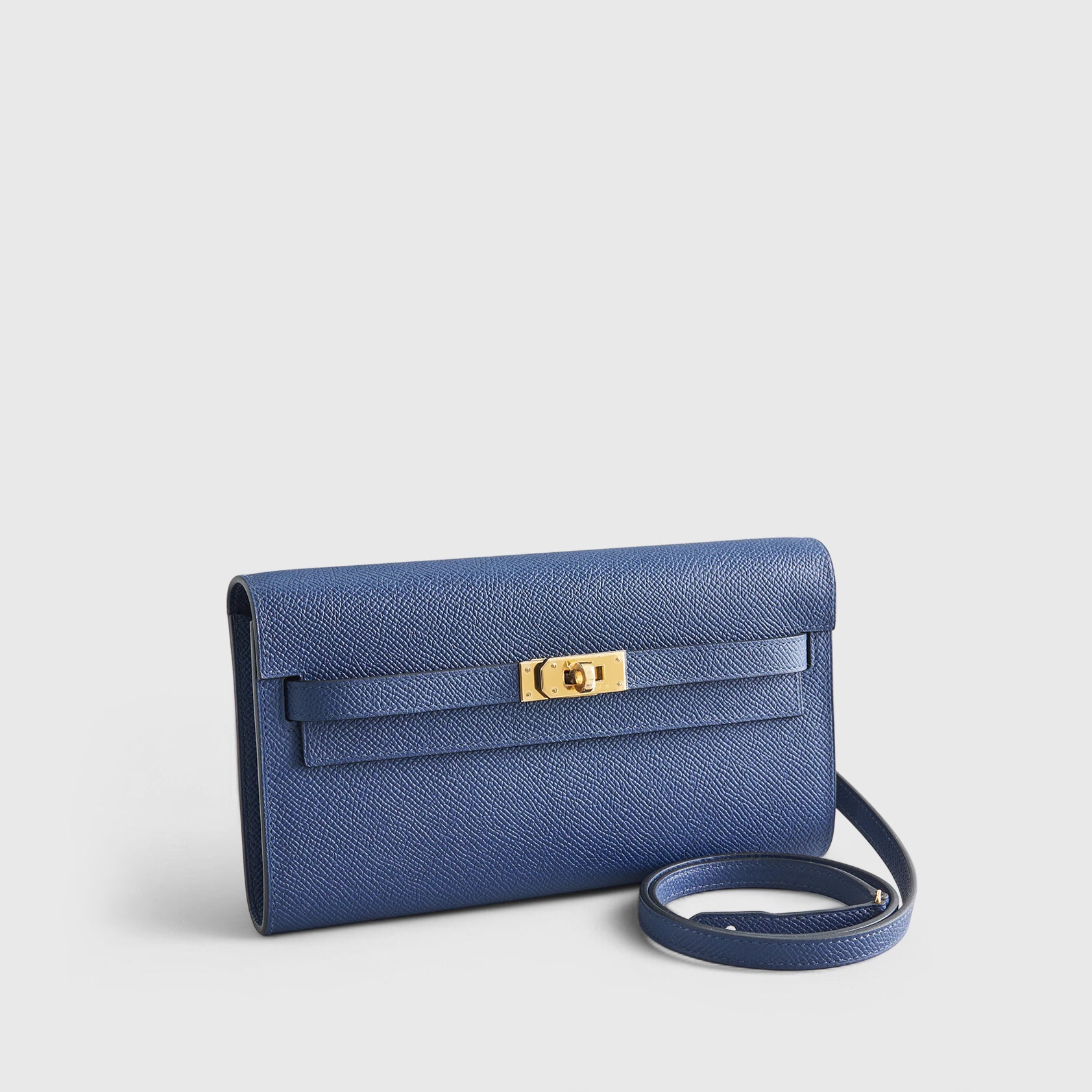 Hermès Kelly To Go Epsom Navy Gold Hardware